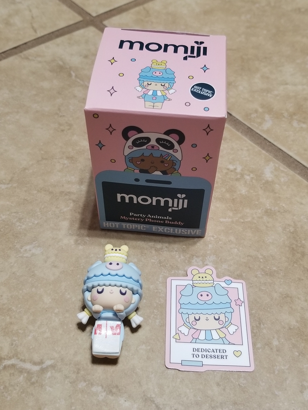 Momiji Party Animals Mystery Phone Buddy: Squigglepig